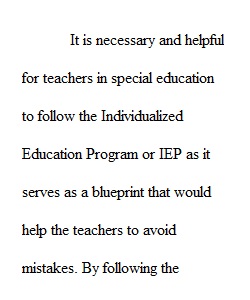 Discussion IEP